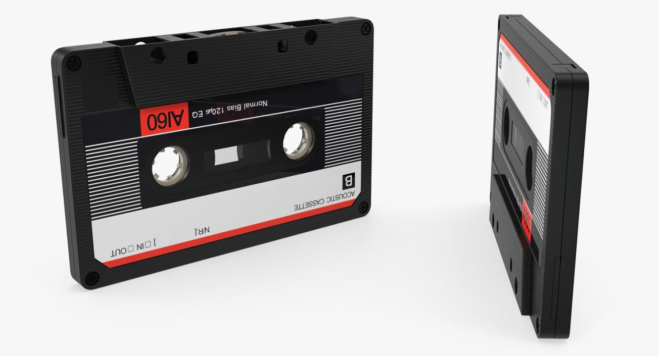 Audio Cassette Tape 3D model