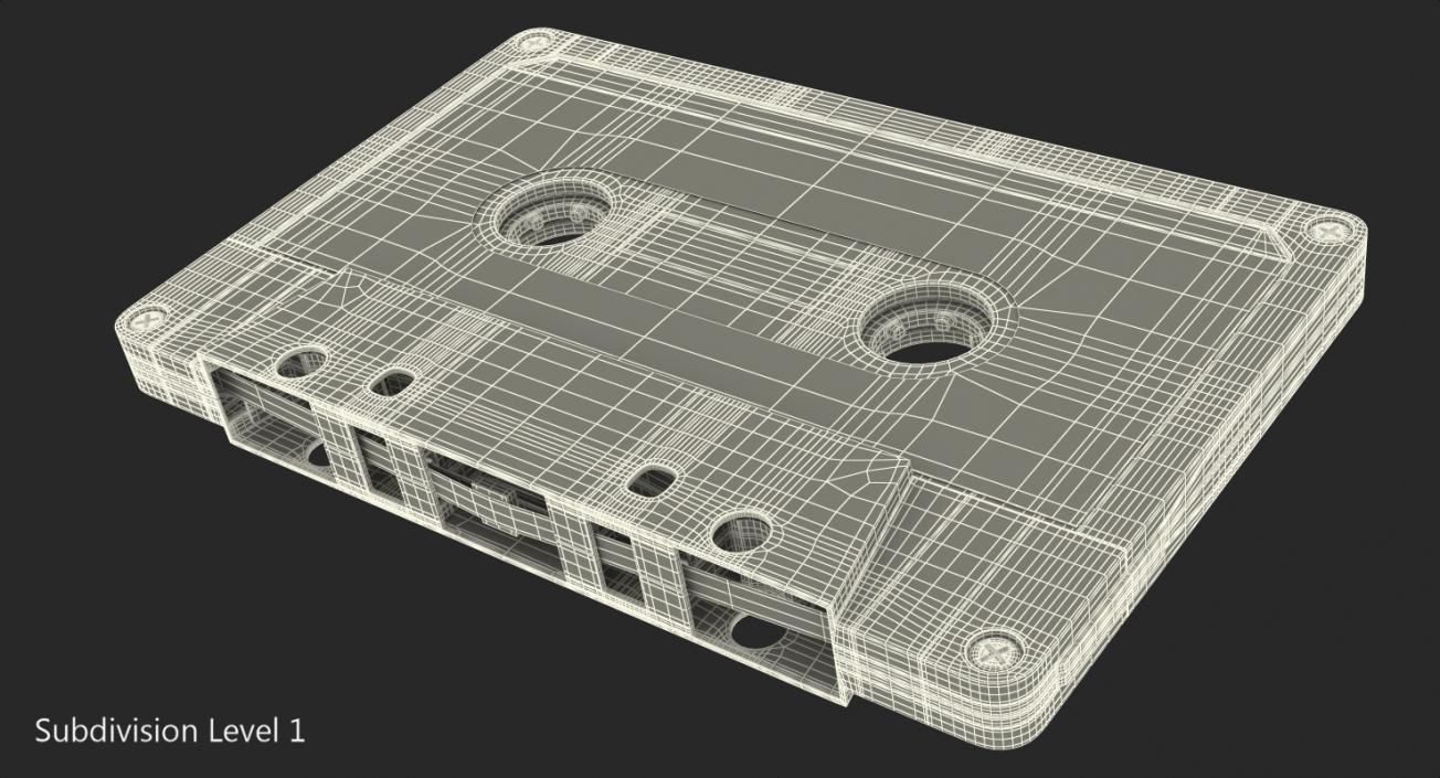 Audio Cassette Tape 3D model