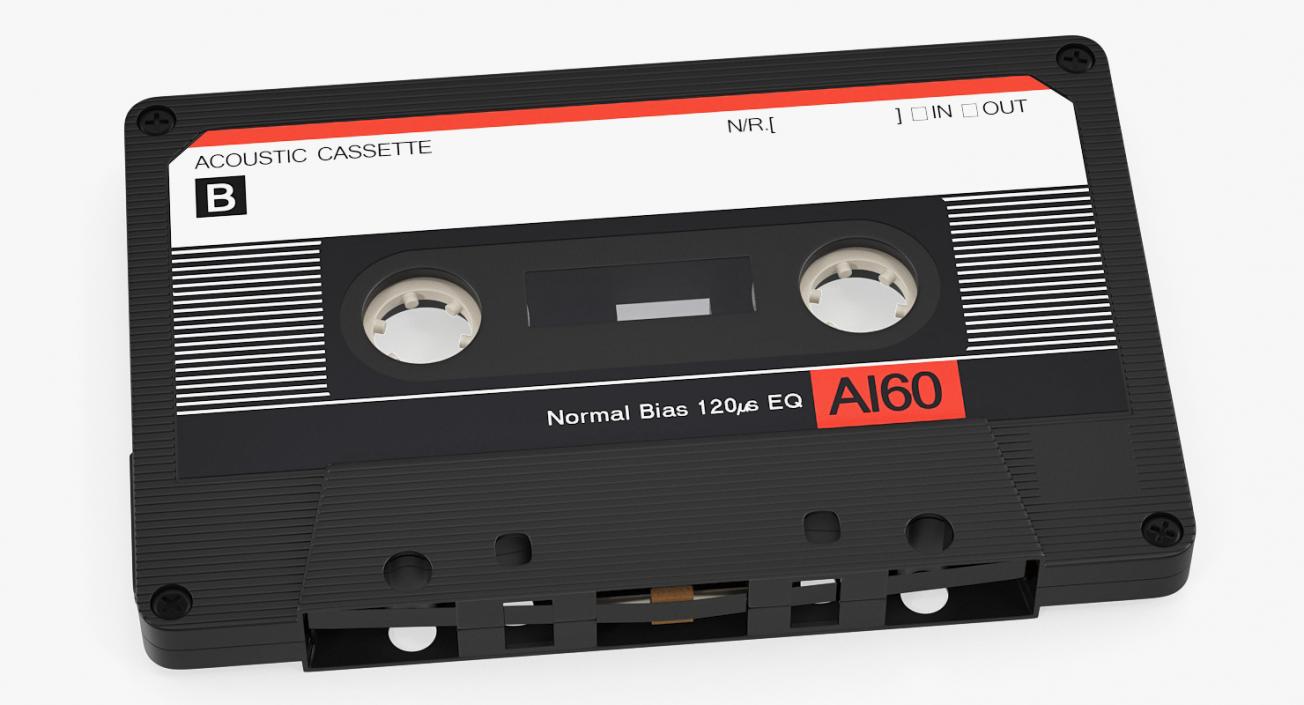 Audio Cassette Tape 3D model