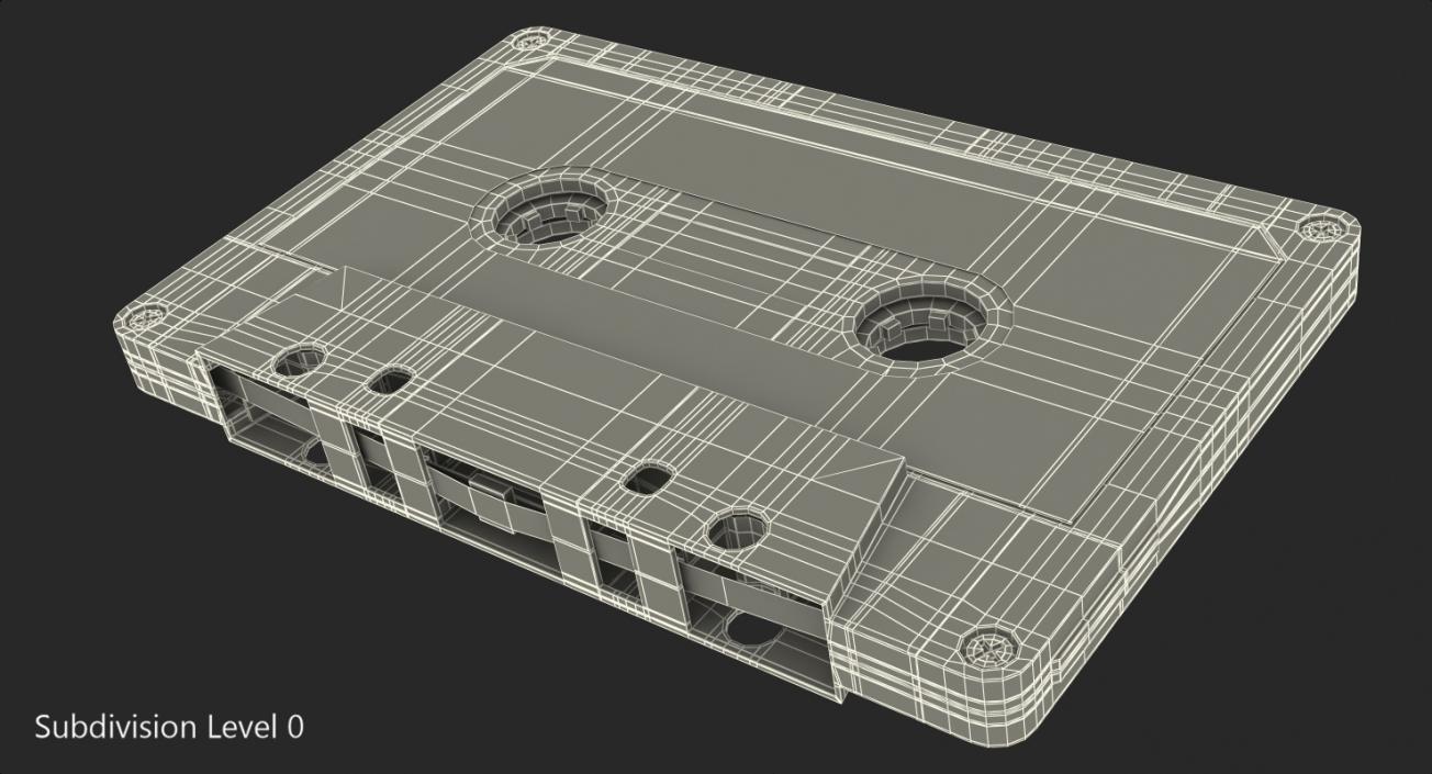 Audio Cassette Tape 3D model