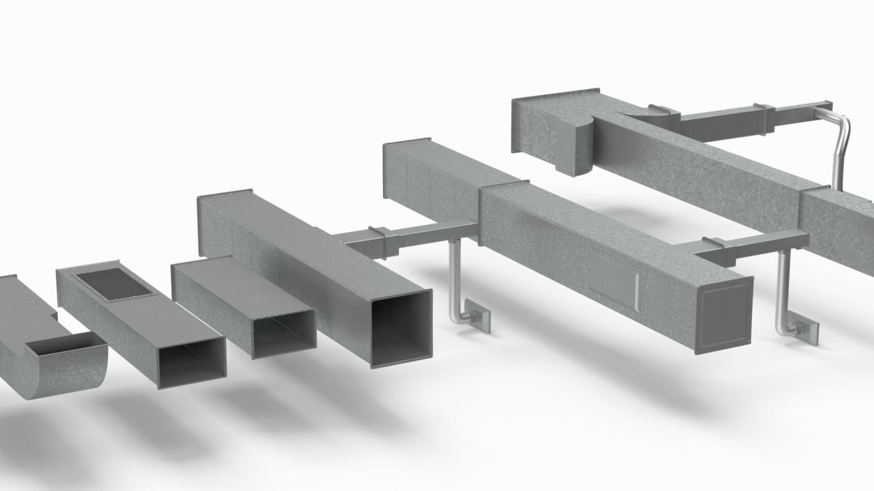 3D model Modular Ventilation Duct Collection