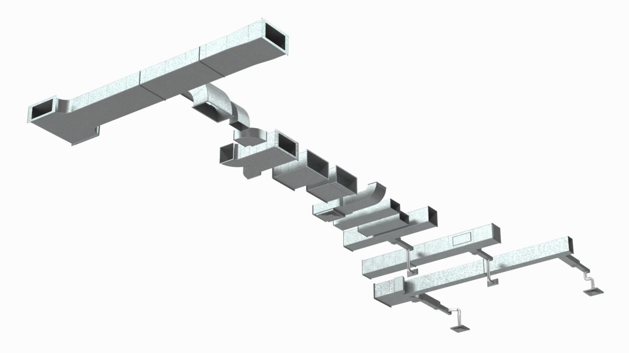 3D model Modular Ventilation Duct Collection