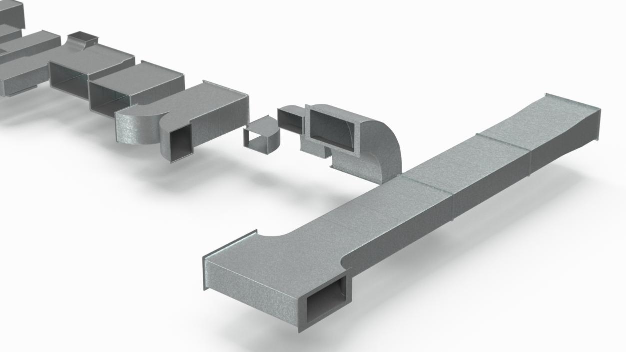 3D model Modular Ventilation Duct Collection