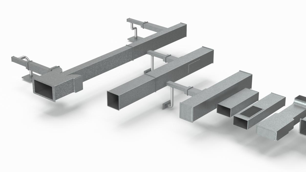 3D model Modular Ventilation Duct Collection