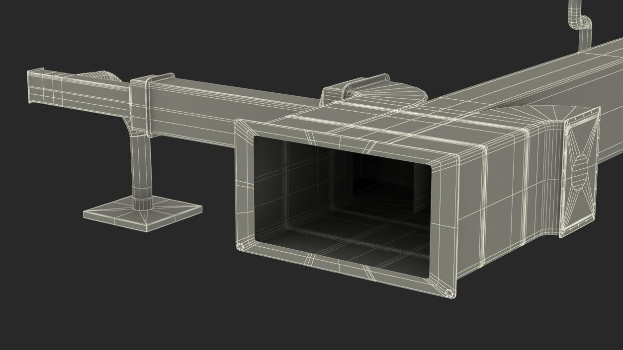 3D model Modular Ventilation Duct Collection