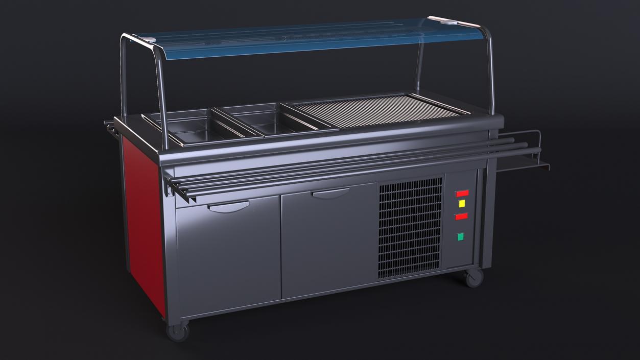 Module Second Courses Self Service Line 3D model