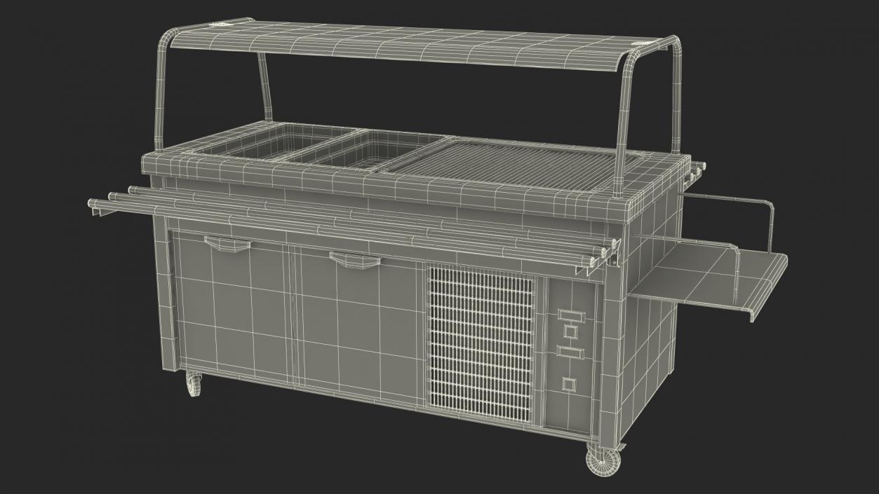 Module Second Courses Self Service Line 3D model