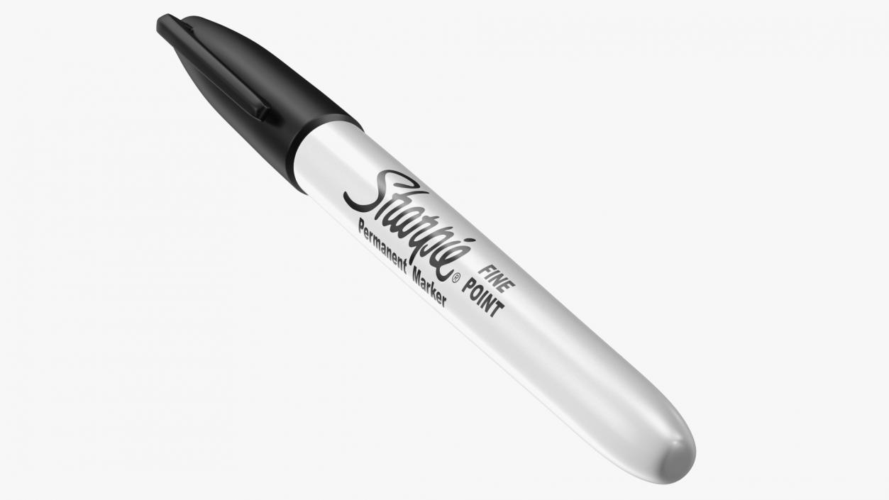 3D model Sharpie Permanent Marker Black