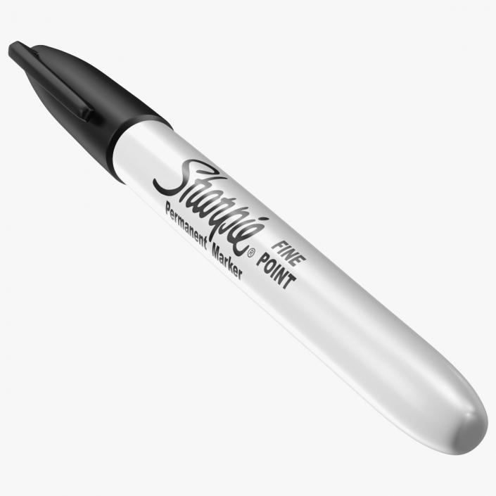 3D model Sharpie Permanent Marker Black