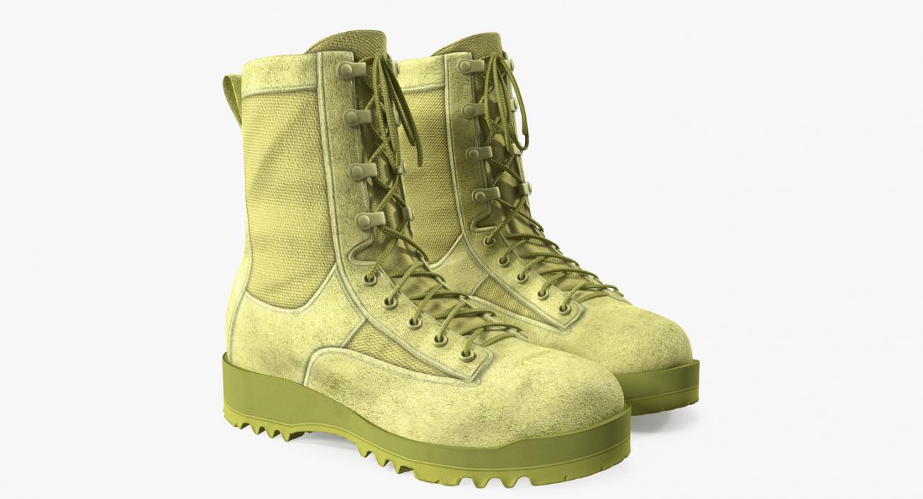 3D US Army Military ACU Boots