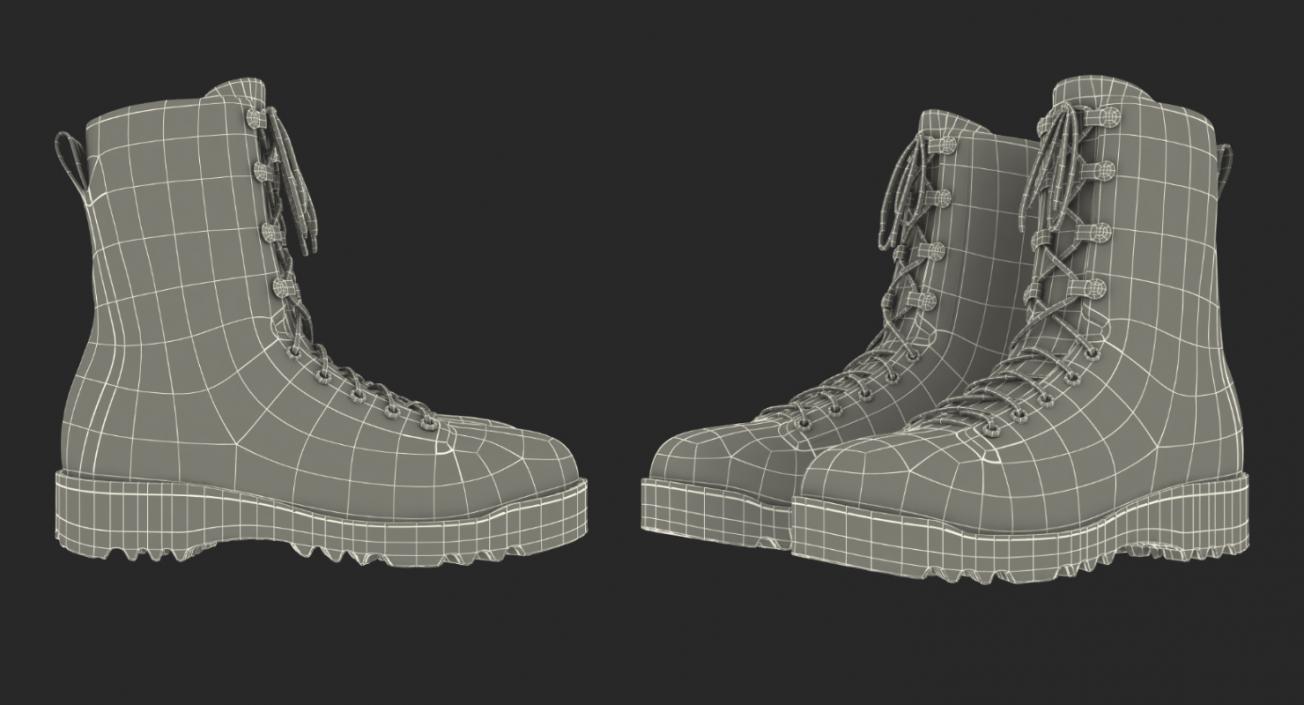 3D US Army Military ACU Boots