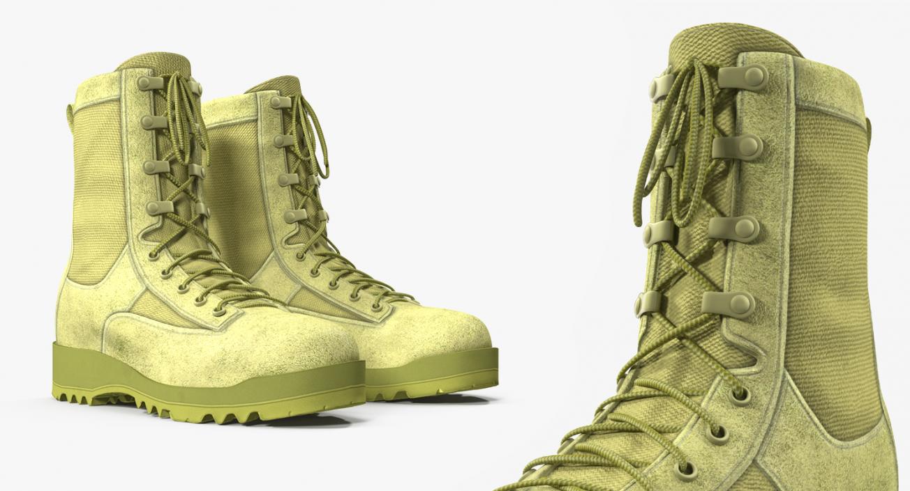 3D US Army Military ACU Boots