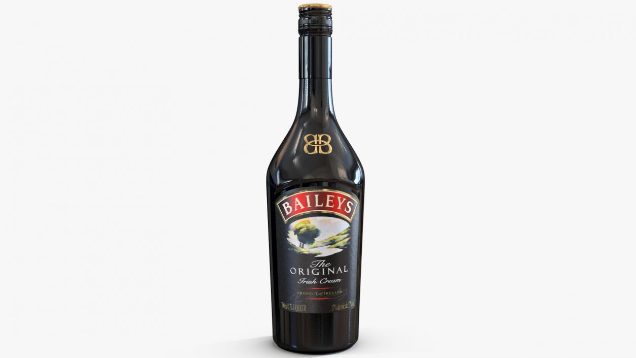 3D Baileys Original Irish Cream Liqueur