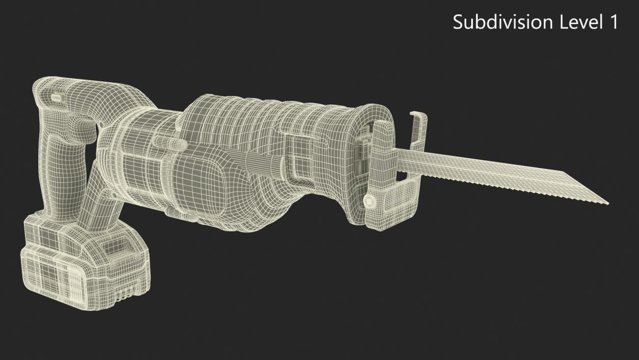 3D model Cordless Recipro Saw