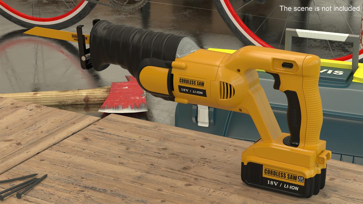 3D model Cordless Recipro Saw