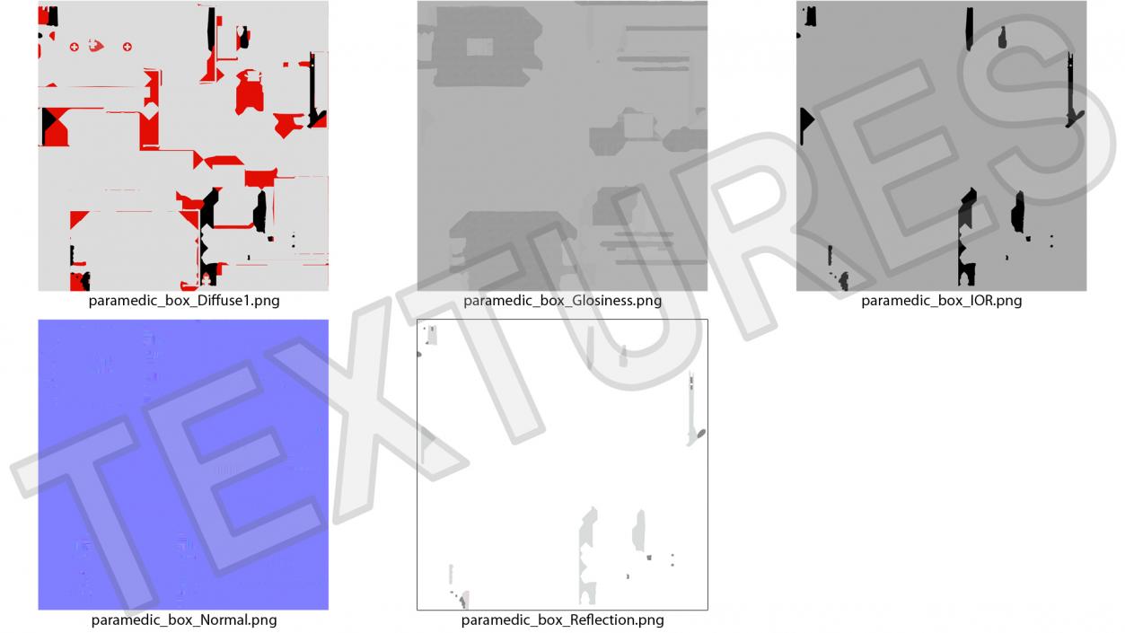 Paramedic Box Exploded View 3D