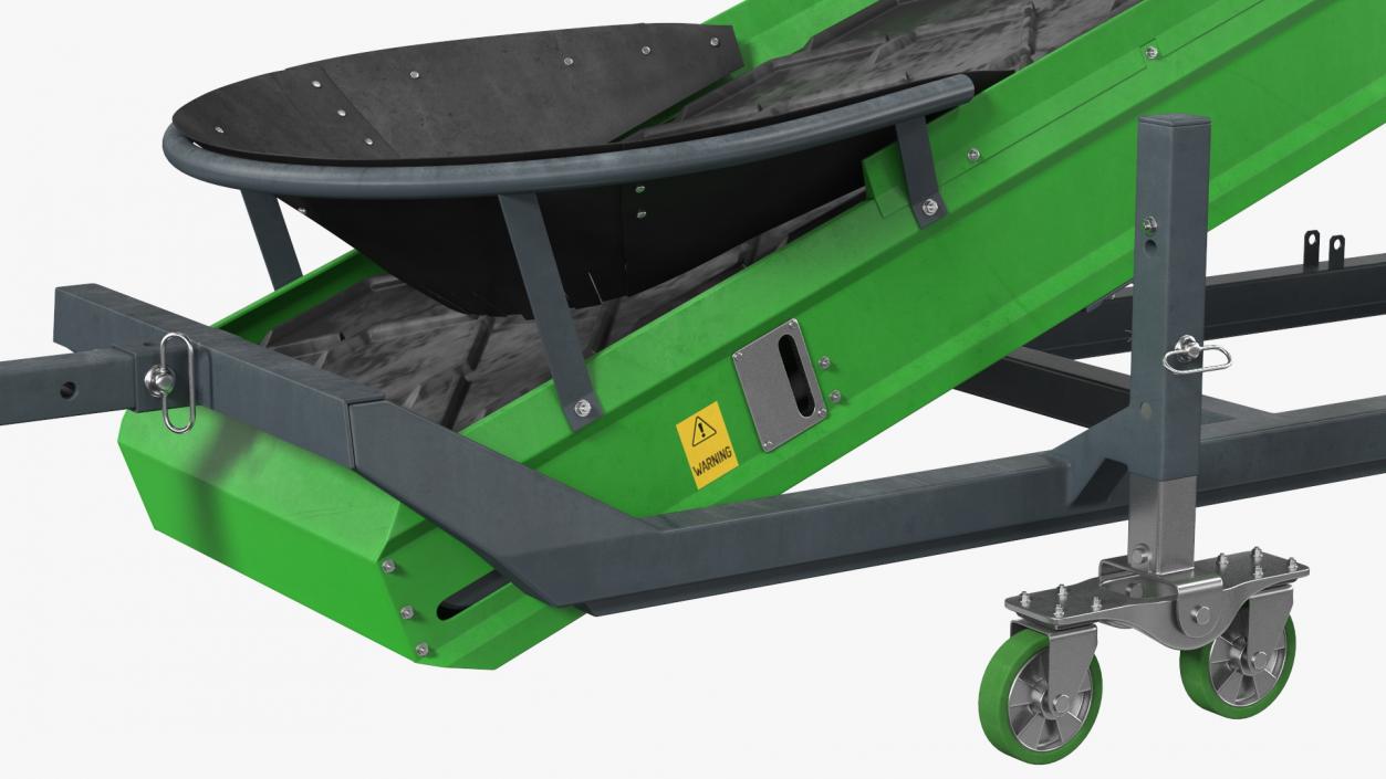 3D Agriculture Conveyor Belt System Dusty model