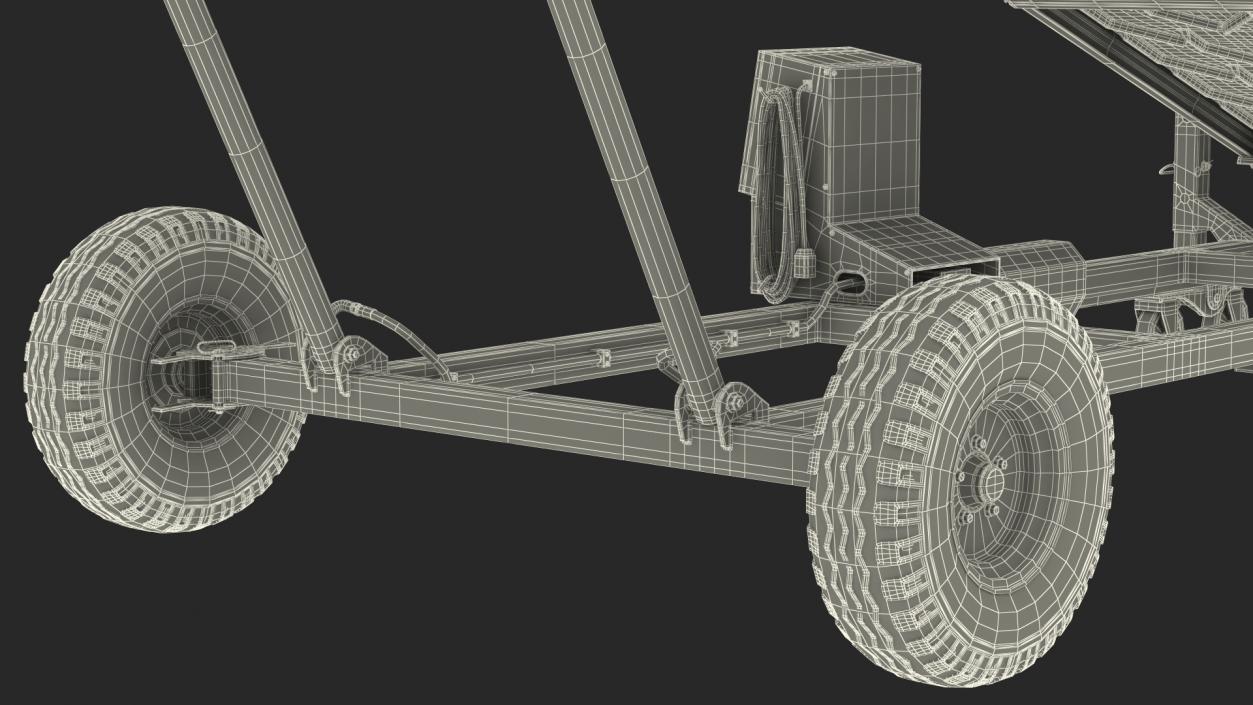 3D Agriculture Conveyor Belt System Dusty model