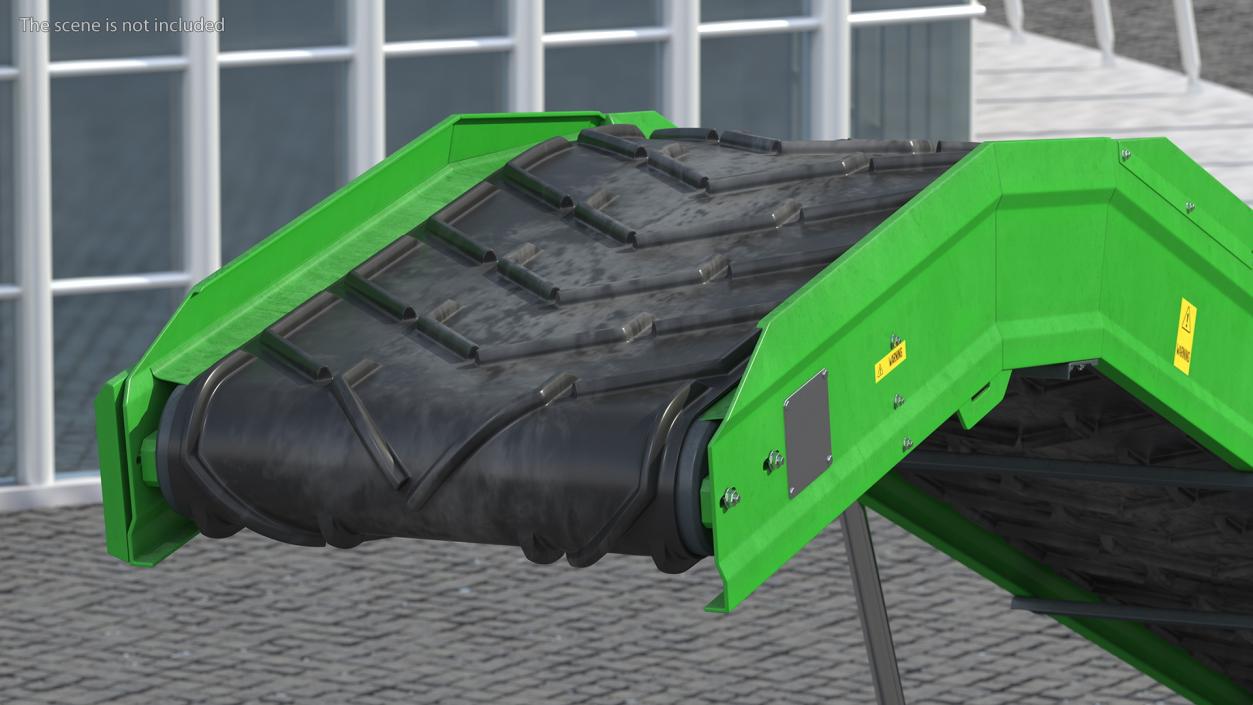 3D Agriculture Conveyor Belt System Dusty model