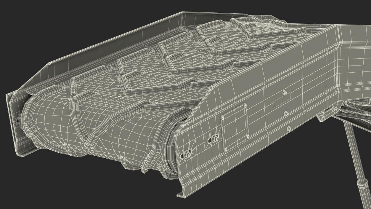 3D Agriculture Conveyor Belt System Dusty model