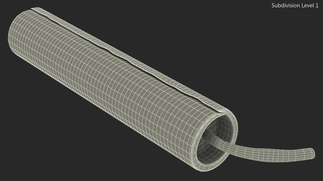 Explosive Dynamite Stick 3D model