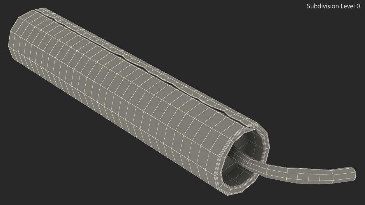 Explosive Dynamite Stick 3D model