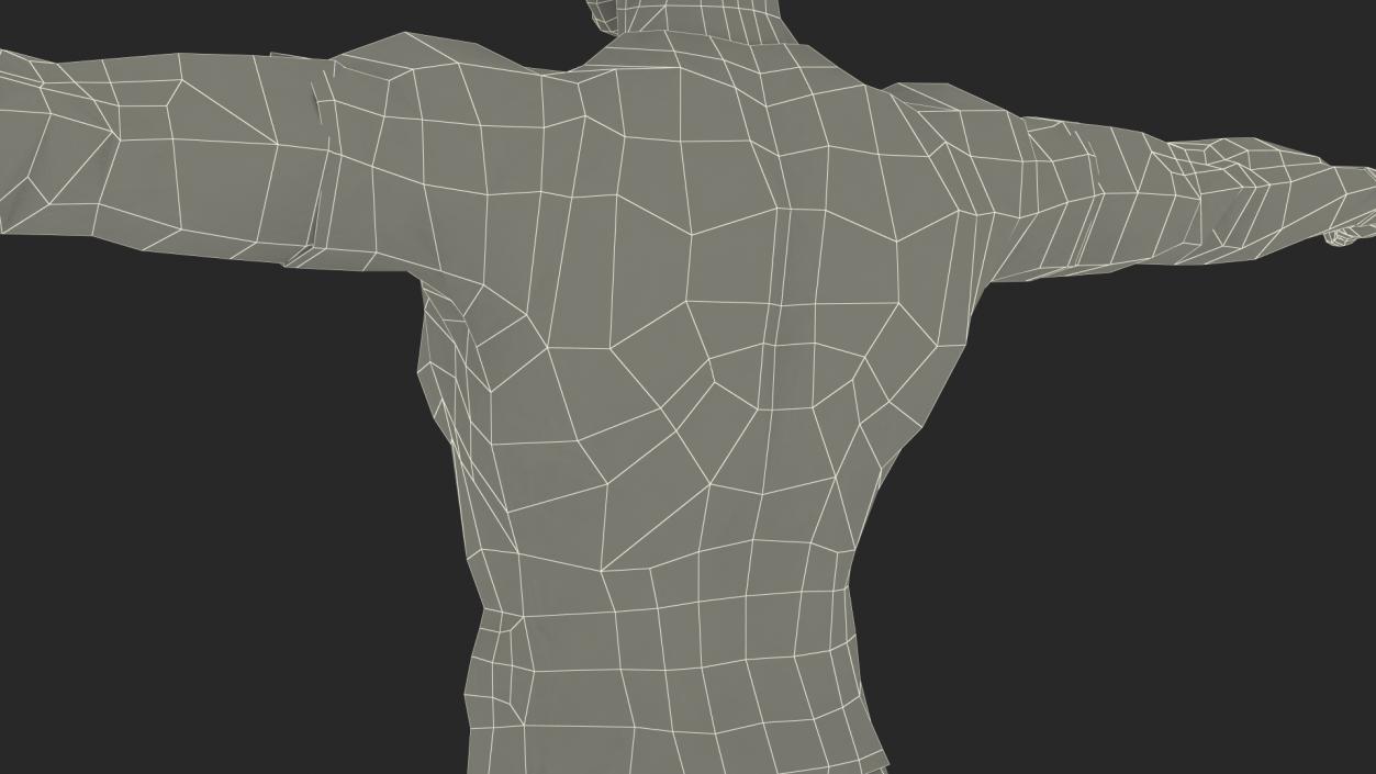 Fitness Trainer T-Pose 3D