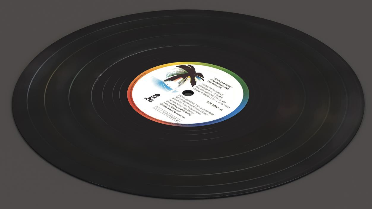 3D Bob Marley Vinyl