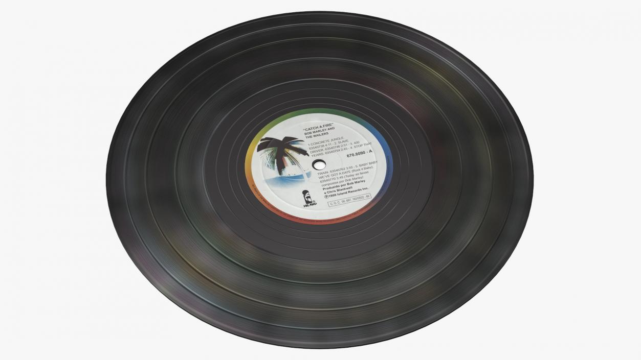 3D Bob Marley Vinyl