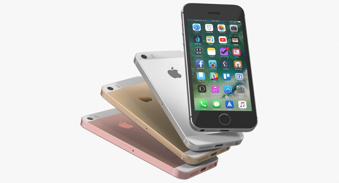 3D model iPhone SE Collection