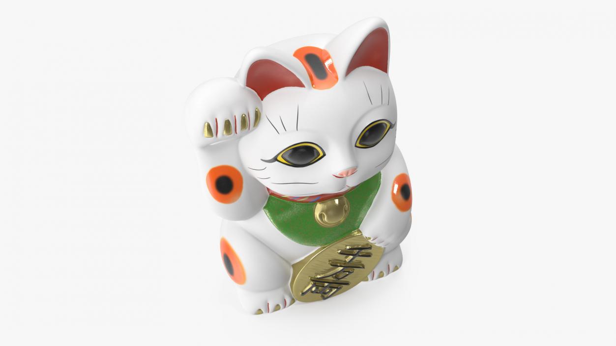 3D model Lucky Cat Figurine Maneki Neko