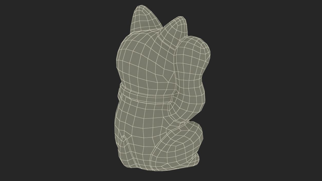 3D model Lucky Cat Figurine Maneki Neko