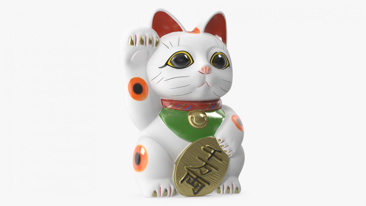 3D model Lucky Cat Figurine Maneki Neko