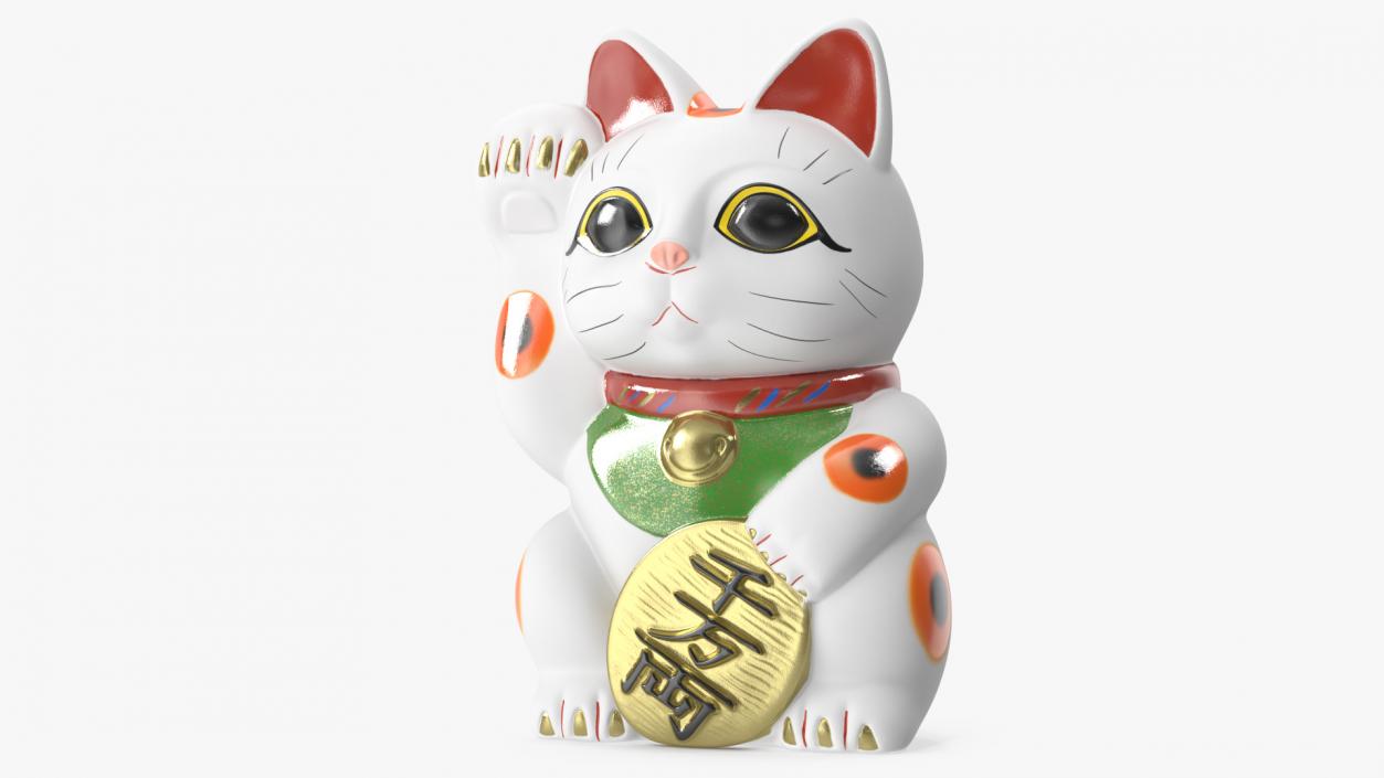 3D model Lucky Cat Figurine Maneki Neko