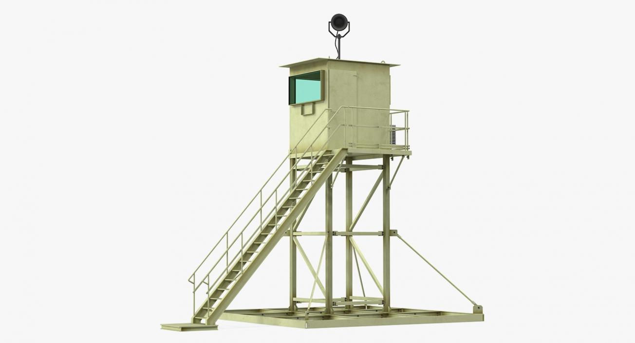 3D model Guard Towers Collection 3