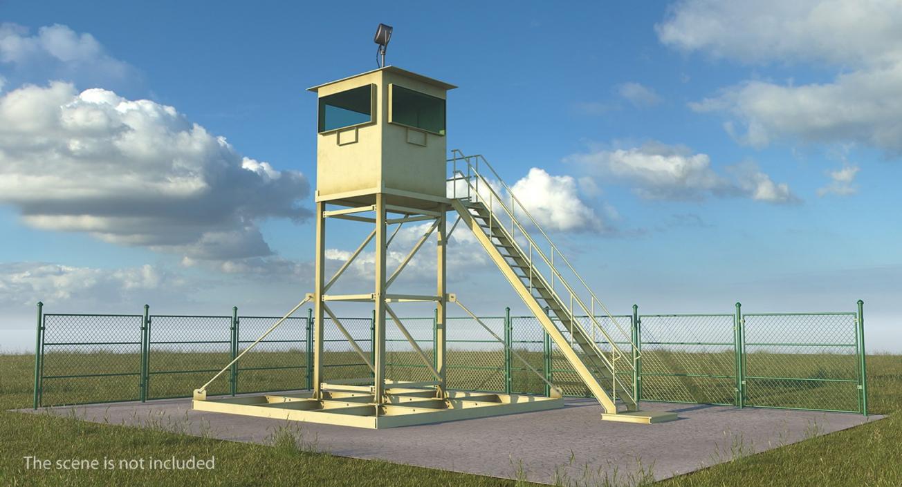 3D model Guard Towers Collection 3