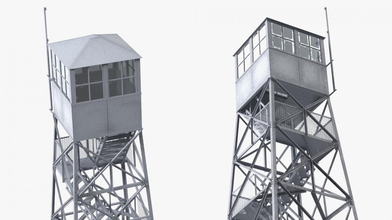 3D model Guard Towers Collection 3