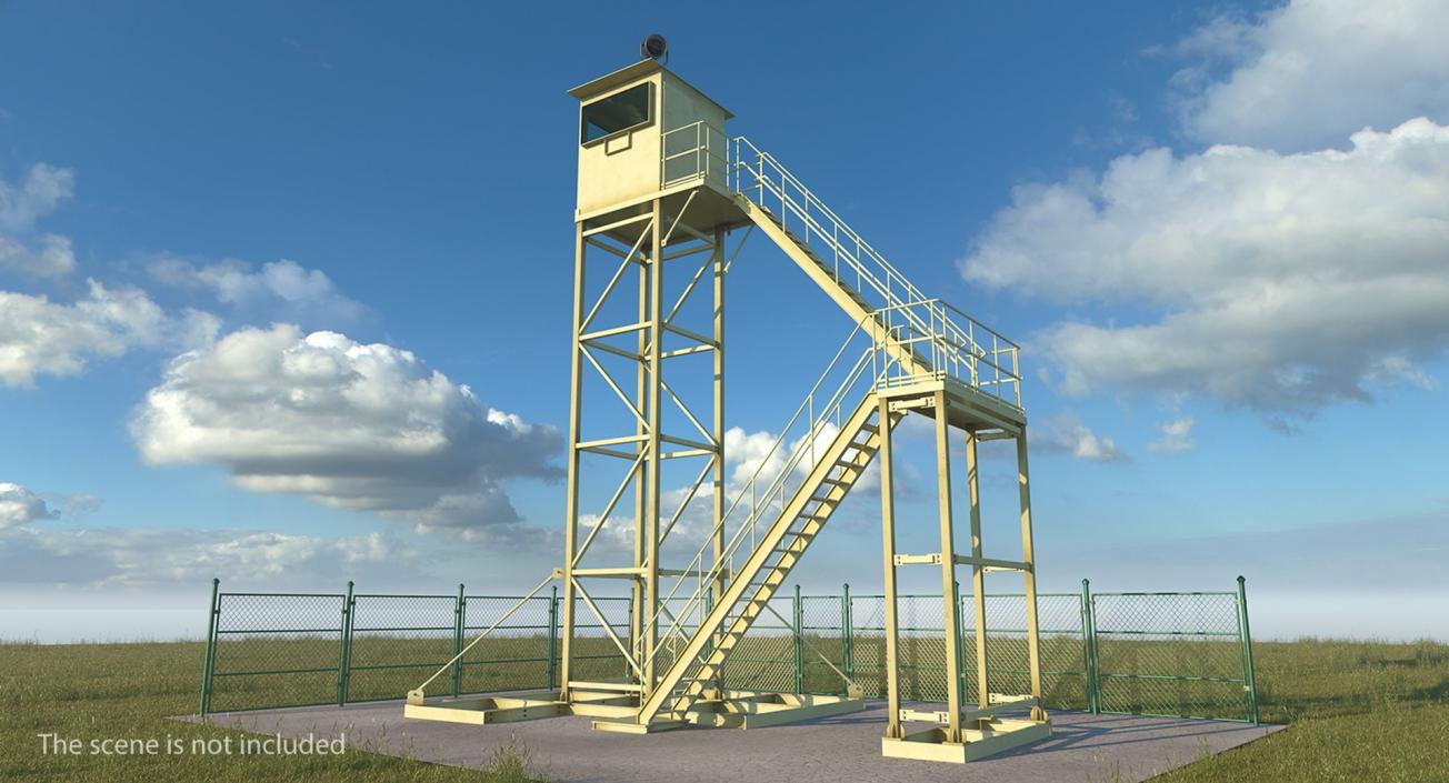 3D model Guard Towers Collection 3