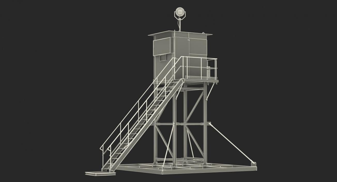 3D model Guard Towers Collection 3