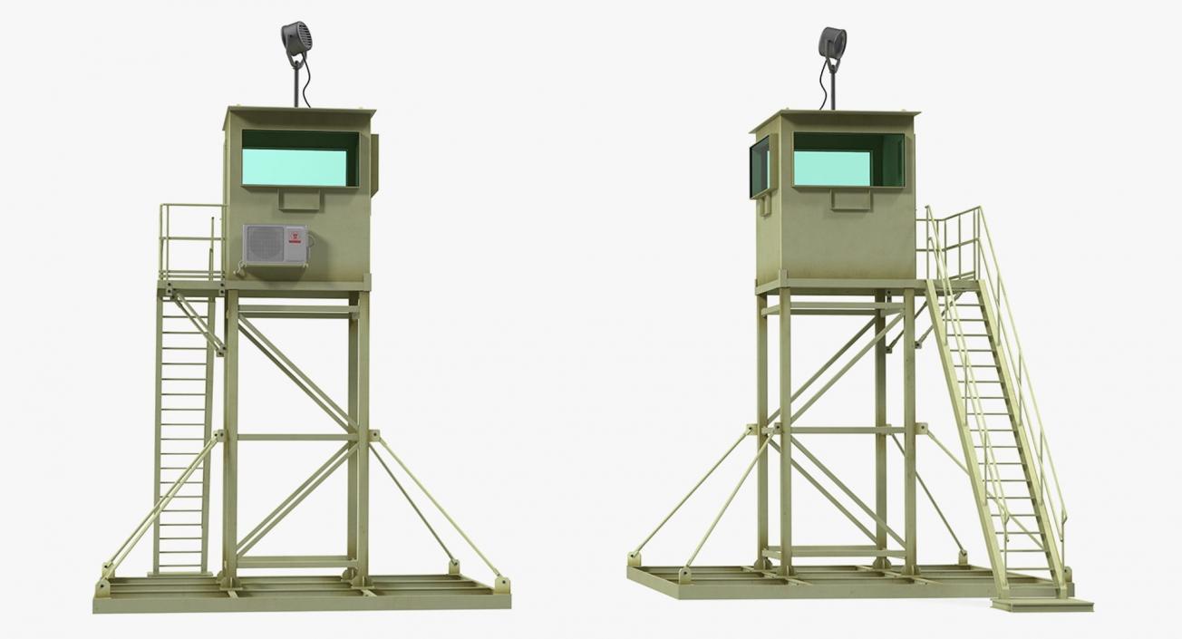 3D model Guard Towers Collection 3