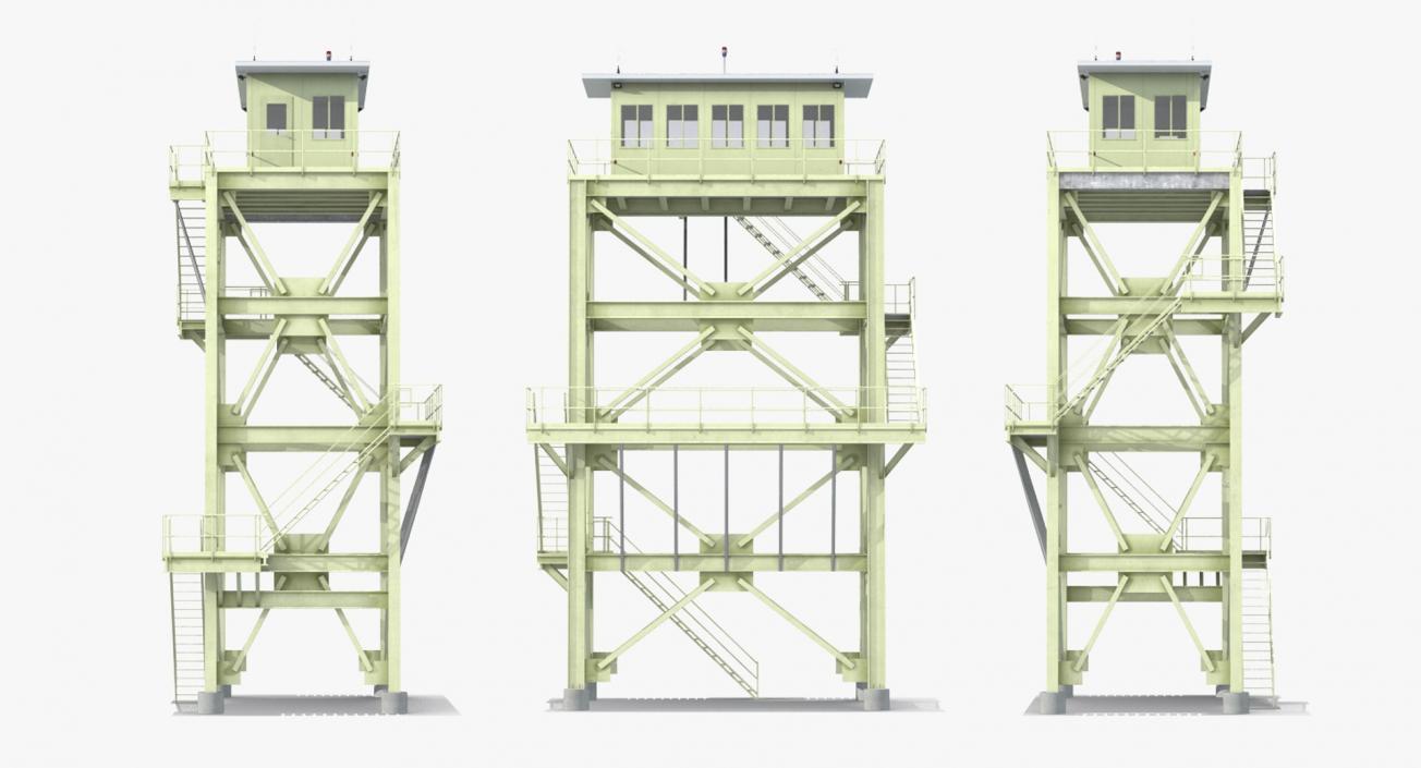 3D model Guard Towers Collection 3