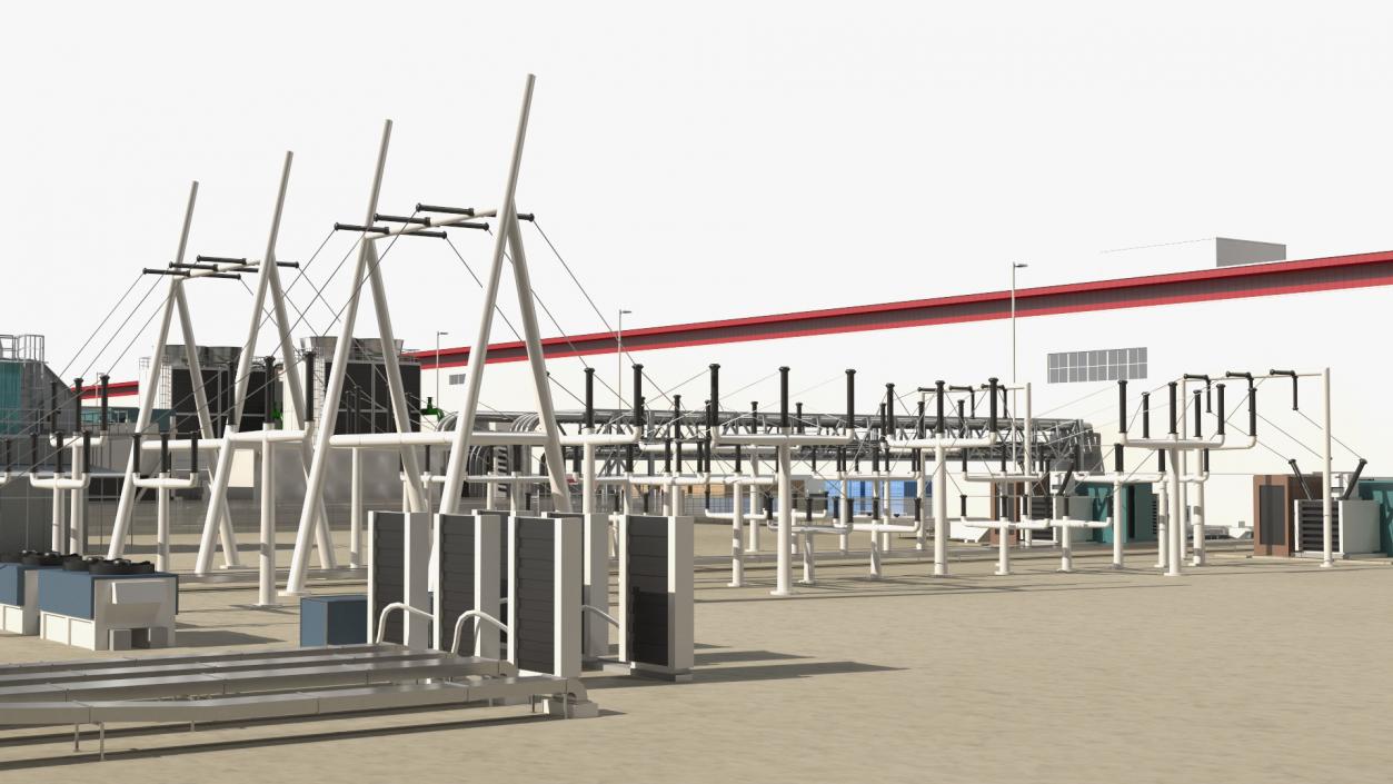 3D model Tesla Giga Nevada Factory