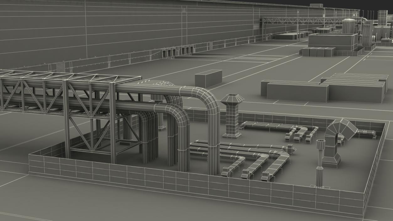 3D model Tesla Giga Nevada Factory