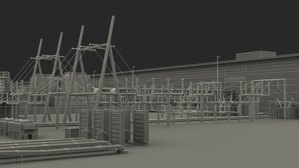 3D model Tesla Giga Nevada Factory