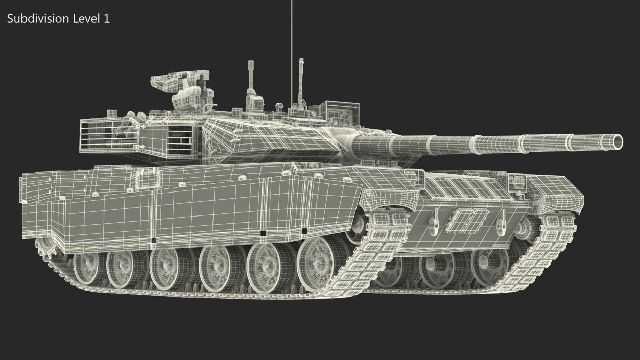 3D Norinco VT-4 Thailand Tank Rigged model