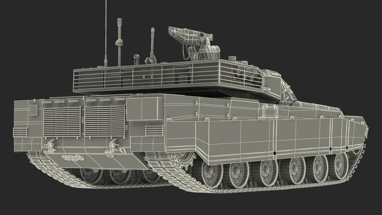 3D Norinco VT-4 Thailand Tank Rigged model