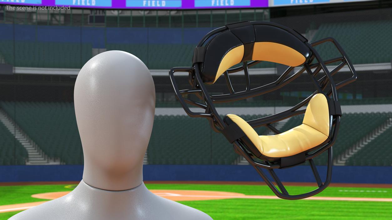 Baseball Catchers Mask 3D