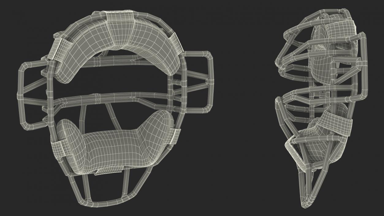 Baseball Catchers Mask 3D