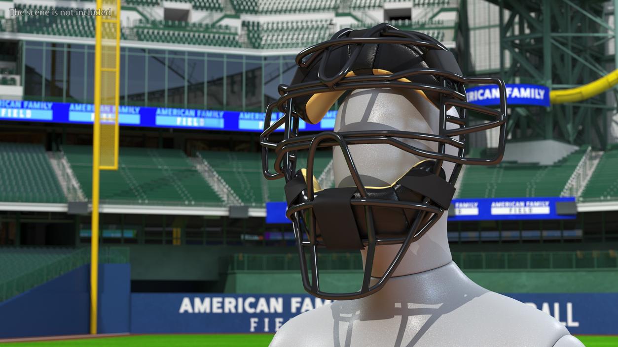 Baseball Catchers Mask 3D