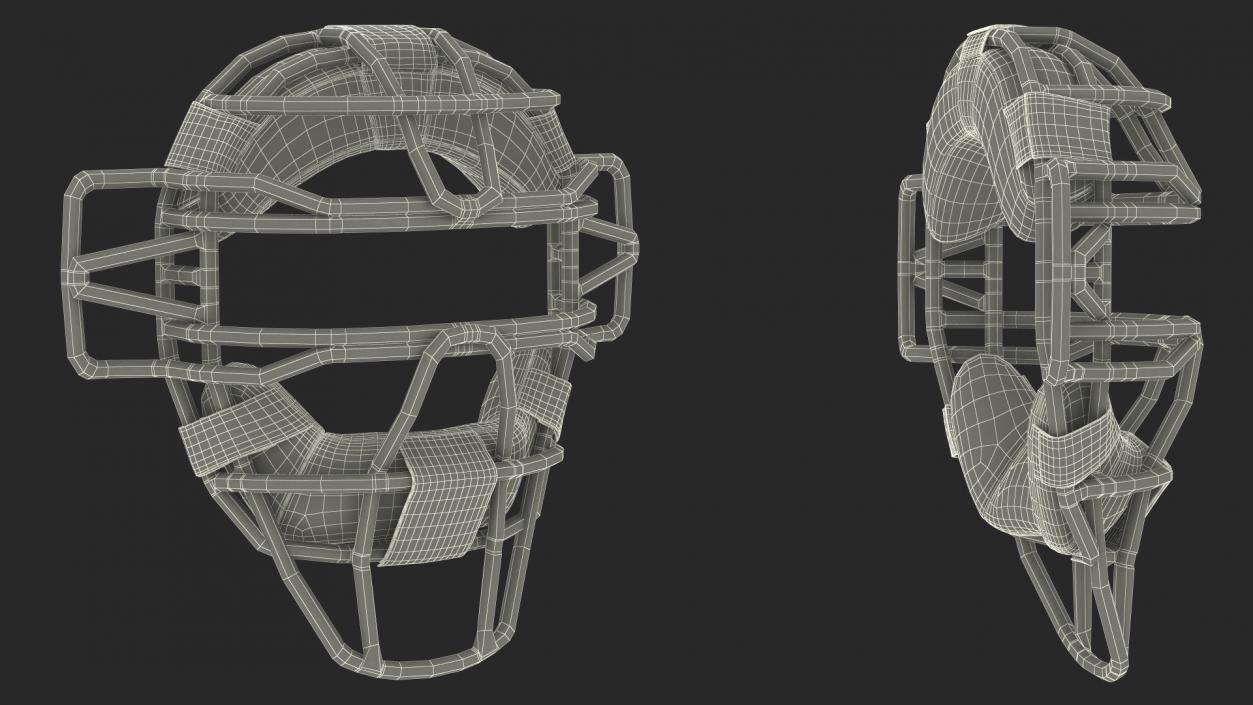 Baseball Catchers Mask 3D